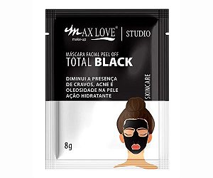 MÁSCARA FACIAL TOTAL BLACK 8G MAX LOVE