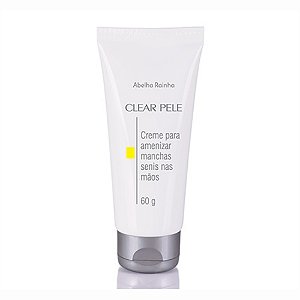 CLEAR PELE CREME AMENIZAR MARCAS SENIS NAS MÃOS 60G ABELHA RAINHA