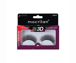 CÍLIOS POSTIÇOS MAX EFEITO 3D CL5-9 MACRILAN