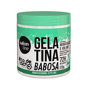 GELATINA DE BABOSA VOLUME E HIDRATAÇÃO TO DE CACHO 550G 30453 SALON LINE