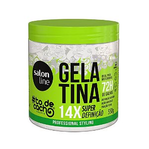 GELATINA SUPER DEFINIÇÃO TO DE CACHO 550G 95119 SALON LINE