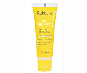 PEELING GEL FACIAL EFEITO ESFOLIANTE RUBY SKIN 50G HB-409 RUBY ROSE