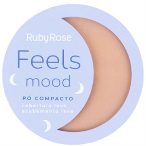 PÓ COMPACTO FEELS MOOD PC 05 HB-7232 RUBY ROSE