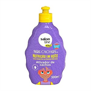 ATIVADOR DE CACHOS SOS CACHOS KIDS DEFINIÇÃO 300ML SALON LINE