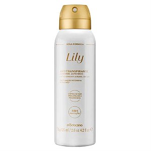 DESODORANTE AEROSOL LILY 125ML OBOTICÁRIO