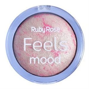 ILUMINADOR BAKED BLUSH FEELS MOOD 1 HB-6117 RUBY ROSE