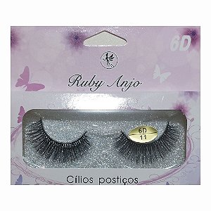CÍLIOS POSTIÇOS RA-188 6D-11 RUBY ANJO
