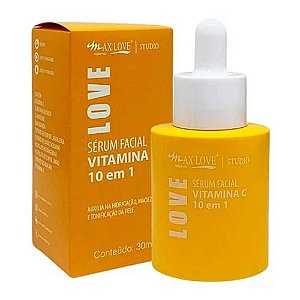 SÉRUM FACIAL VITAMINA C 10 EM 1 30ML MAX LOVE