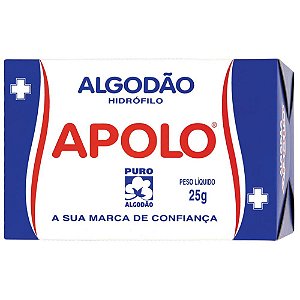ALGODÃO HIDRÓFILO 25G APOLO