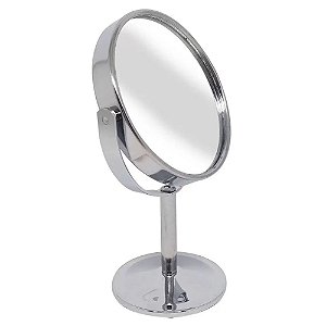 ESPELHO INOX DE MESA DUPLO