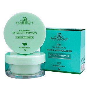 GEL HIDRATANTE FACIAL DETOX ANTI-POLUIÇÃO PH0560 35G PHÁLLEBEAUTY