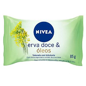 SABONETE EM BARRA ERVA DOCE E ÓLEOS 85G NIVEA