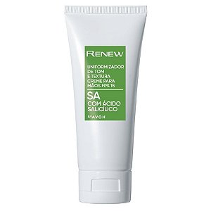 CREME PARA MÃOS RENEW UNIFORMIZADOR DE TOM COM FPS 15 50G AVON