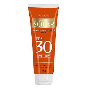 RAINHA SOLAR PROTETOR SOLAR CORPORAL CREME FPS 30 120G ABELHA RAINHA