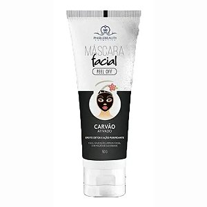 MÁSCARA FACIAL PEEL OFF CARVÃO ATIVADO PH0051 50G PHÁLLEBEAUTY