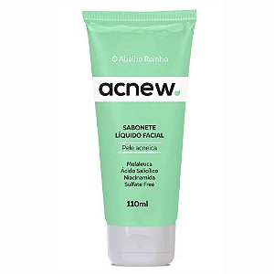 SABONETE LÍQUIDO FACIAL ACNEW 110ML ABELHA RAINHA