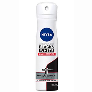 DESODORANTE AEROSOL BLACK & WHITE MAX PROTECTION 150ML NIVEA