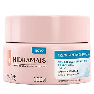 CREME HIDRATANTE FACIAL RENOVADOR UVA-UVB 10902 100G HIDRAMAIS