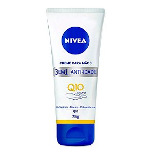 CREME PARA MÃOS 3 EM 1 ANTI-IDADE Q10 75G NIVEA