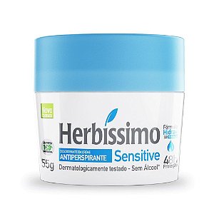 DESODORANTE EM CREME SENSITIVE 55G HERBÍSSIMO
