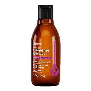 ÓLEO CORPORAL SEMENTE DE UVA 100ML FARMAX