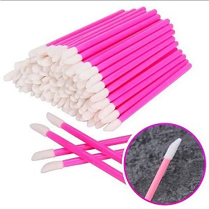 KIT COM 50 PINCÉIS LABIAIS DESCARTÁVEIS