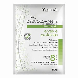 PÓ DESCOLORANTE ULTRARRÁPIDO ERVAS E PROTEINAS 50G YAMÁ