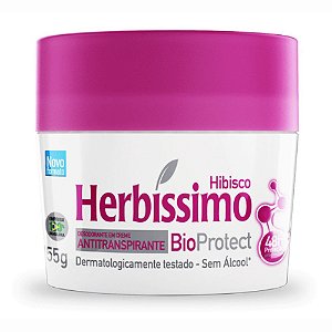 DESODORANTE EM CREME BIO PROTECT HIBISCO 55G HERBÍSSIMO