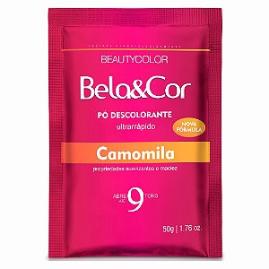 PÓ DESCOLORANTE ULTRARRÁPIDO CAMOMILA 50G BEAUTY COLOR