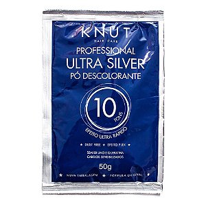 PÓ DESCOLORANTE ULTRA SILVER EFEITO ULTRA RÁPIDO 50G KNUT