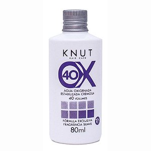 ÁGUA OXIGENADA CREMOSA 40 VOLS 80ML KNUT