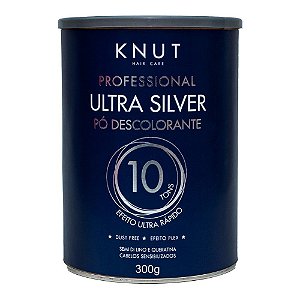 PÓ DESCOLORANTE ULTRA SILVER EFEITO ULTRA RÁPIDO 300G KNUT