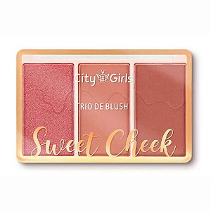 TRIO DE BLUSH SWEET CHEEK CG284-A CITY GIRLS