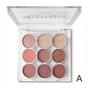 PALETA DE SOMBRA 9 CORES ICONIC SP305-A SP COLORS