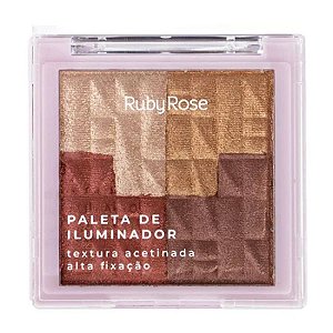 PALETA DE ILUMINADOR FIREGLOW HB-7234-1 RUBY ROSE
