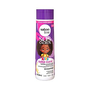 SHAMPOO SOS CACHOS KIDS SUPER OLÉOS 300ML 30358 SALON LINE