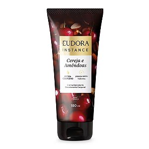 INSTANCE HIDRATANTE CORPORAL CEREJA E AMÊNDOAS 180ML EUDORA