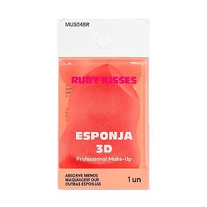 ESPONJA 3D PARA MAQUIAGEM MUS04BR RUBY KISSES