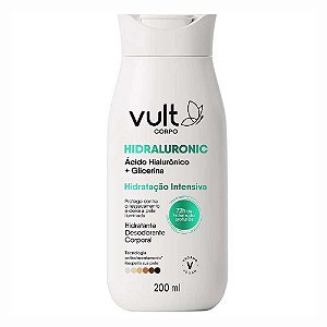 HIDRATANTE CORPORAL HIDRALURONIC HIDRATAÇÃO INTENSIVA 200ML VULT