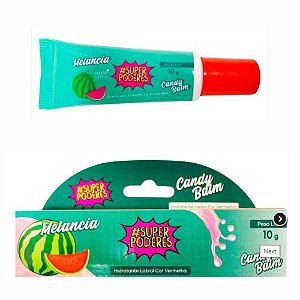 GLOSSY HIDRATANTE LABIAL CANDY BALM MELANCIA HLSP04 10G SUPER PODERES