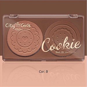 DUO DE CONTORNO COFFEE SHOP COOKIE B CG328 8,5G CITY GIRLS