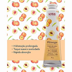 CREME PARA AS MÃOS PÊSSEGO 30G KISS NEW YORK