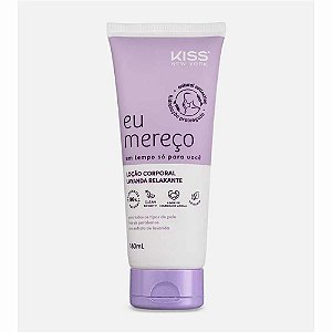 LOÇÃO CORPORAL EU MEREÇO LAVANDA RELAXANTE180ML KISS NEW YORK