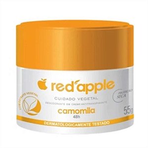 DESODORANTE EM CREME ANTITRANSPIRANTE CAMOMILA 55G RED APPLE