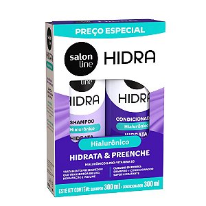 KIT SHAMP + CONDIC HIDRA HIALURÔNICO 30562 SALON LINE