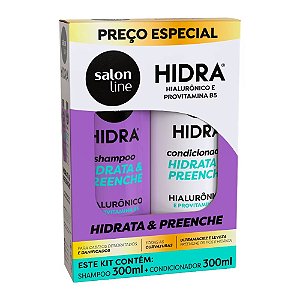 KIT SHAMP + CONDIC HIDRA HIALURÔNICO 30562 SALON LINE