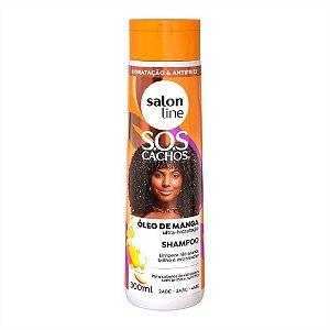 SHAMPOO S.O.S CACHOS ÓLEO DE MANGA 300ML SALON LINE