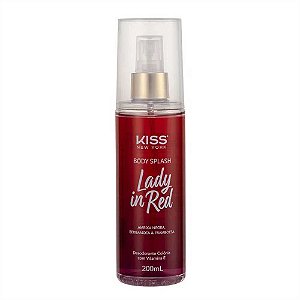 BODY SPLASH LADY IN RED 200ML KISS NEW YORK