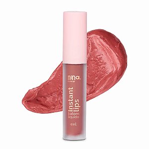 BATOM LÍQUIDO INSTANT LIPS MAGIA NINA MAKEUP