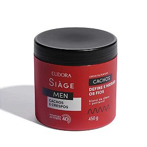 SIÀGE MEN CREME DE PENTEAR CACHOS 450G EUDORA